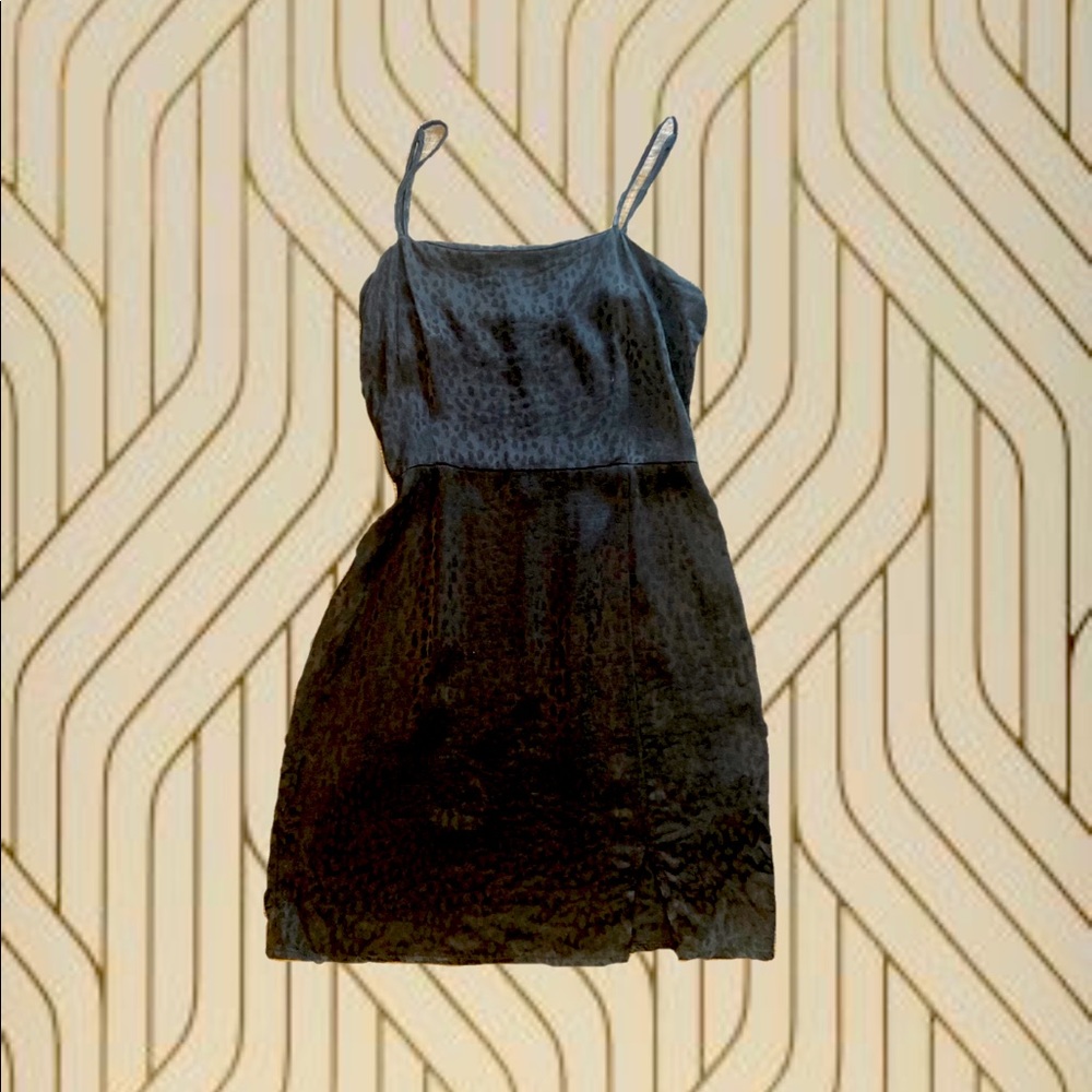 BLACK SLIP DRESS